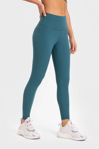 Shop Highly Stretchy Wide Waistband Yoga Leggings - High-Quality U.S. Made Women’s Fashion with Free & Fast Shipping