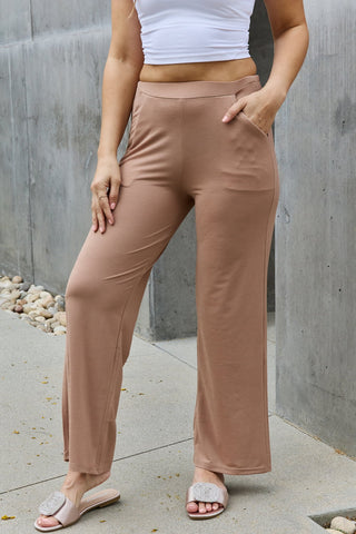 Shop Khaki e.Luna Look Again Straight Leg Pants - High-Quality U.S. Made Women’s Fashion with Free & Fast Shipping