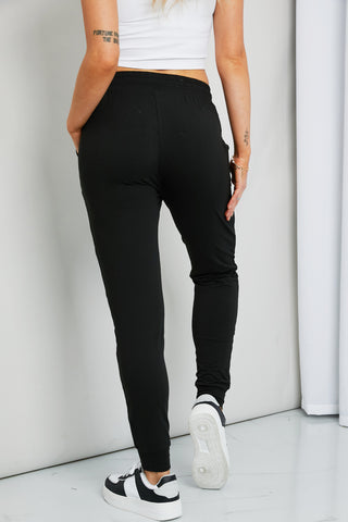 Shop Leggings Depot Drawstring Waist Joggers - High-Quality U.S. Made Women’s Fashion with Free & Fast Shipping