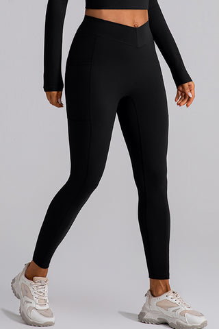 Shop High Waist Active Leggings with Pockets - High-Quality U.S. Made Women’s Fashion with Free & Fast Shipping