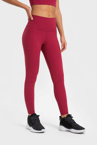 Shop Highly Stretchy Wide Waistband Yoga Leggings - High-Quality U.S. Made Women’s Fashion with Free & Fast Shipping