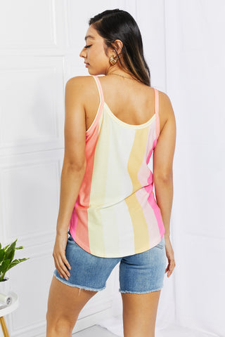 Shop BOMBOM Saltwater Taffy Vertical Stripe Tank - High-Quality U.S. Made Women’s Fashion with Free & Fast Shipping