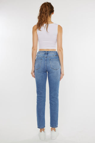 Shop Kancan Full Size Cat's Whiskers High Waist Jeans - High-Quality U.S. Made Women’s Fashion with Free & Fast Shipping