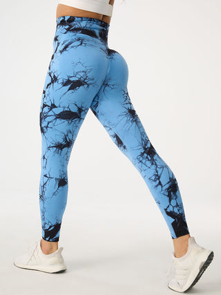 Shop Printed High Waist Active Pants - High-Quality U.S. Made Women’s Fashion with Free & Fast Shipping