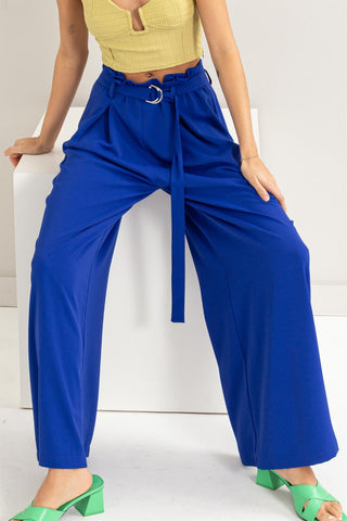 Shop HYFVE Paperbag Waist Wide Leg Pants - High-Quality U.S. Made Women’s Fashion with Free & Fast Shipping