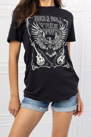 Shop mineB Full Size Free Spirit Graphic Tee - High-Quality U.S. Made Women’s Fashion with Free & Fast Shipping