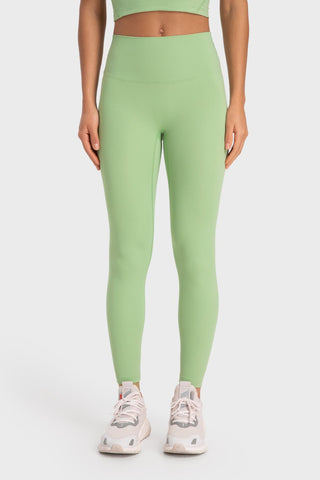 Shop Mint Green Basic Full Length Active Leggings - High-Quality U.S. Made Women’s Fashion with Free & Fast Shipping