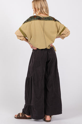 Shop SAGE + FIG High Rise Corduroy Wide Leg Pants - High-Quality U.S. Made Women’s Fashion with Free & Fast Shipping