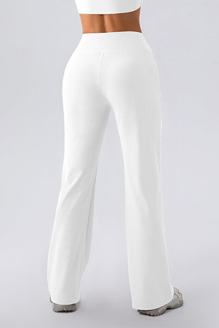 Shop High Waist Straight Active Pants - High-Quality U.S. Made Women’s Fashion with Free & Fast Shipping