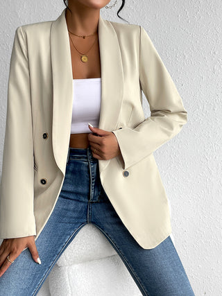 Shop Open Front Long Sleeve Blazer - High-Quality U.S. Made Women’s Fashion with Free & Fast Shipping