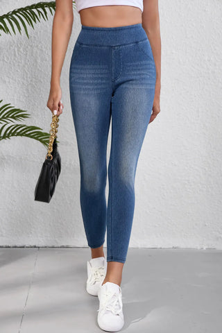 Shop Medium High Waist Skinny Jeans - High-Quality U.S. Made Women’s Fashion with Free & Fast Shipping