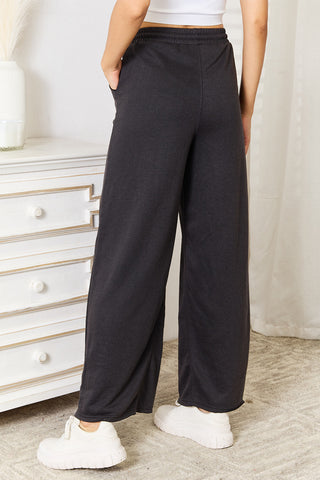 Shop Basic Bae Wide Leg Pocketed Pants - High-Quality U.S. Made Women’s Fashion with Free & Fast Shipping