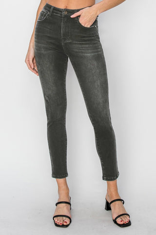 Shop RISEN Full Size High Rise Ankle Skinny Jeans - High-Quality U.S. Made Women’s Fashion with Free & Fast Shipping