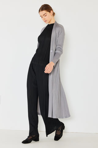 Shop Marina West Swim Pleated Long Sleeve Cardigan - High-Quality U.S. Made Women’s Fashion with Free & Fast Shipping