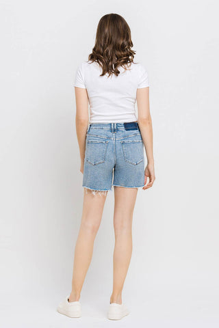 Shop Vervet by Flying Monkey High Rise Denim Shorts - High-Quality U.S. Made Women’s Fashion with Free & Fast Shipping