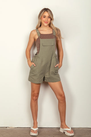 Shop VERY J Adjustable Suspender Overalls with Pockets - High-Quality U.S. Made Women’s Fashion with Free & Fast Shipping