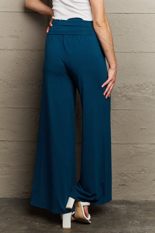 Shop Culture Code My Best Wish Full Size High Waisted Palazzo Pants - High-Quality U.S. Made Women’s Fashion with Free & Fast Shipping