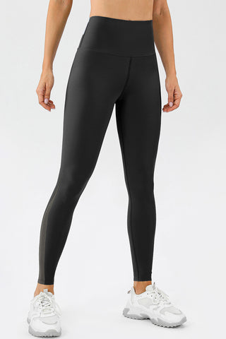 Shop Black High Waist Skinny Active Pants - High-Quality U.S. Made Women’s Fashion with Free & Fast Shipping