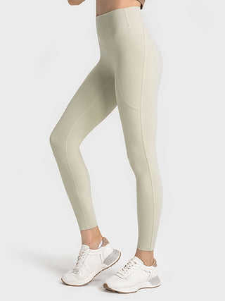 Shop Wide Waistband Active Leggings - High-Quality U.S. Made Women’s Fashion with Free & Fast Shipping