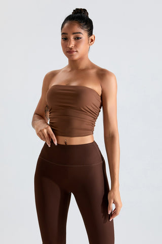 Shop Ribbed Active Bandeau Top - High-Quality U.S. Made Women’s Fashion with Free & Fast Shipping