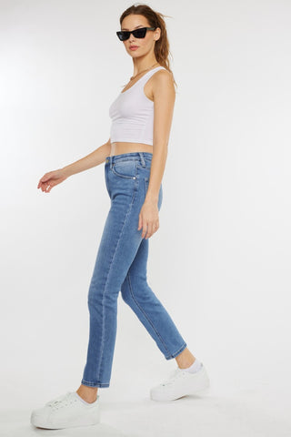 Shop Kancan Full Size Cat's Whiskers High Waist Jeans - High-Quality U.S. Made Women’s Fashion with Free & Fast Shipping