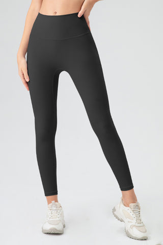 Shop Black High Waist Skinny Active Pants - High-Quality U.S. Made Women’s Fashion with Free & Fast Shipping