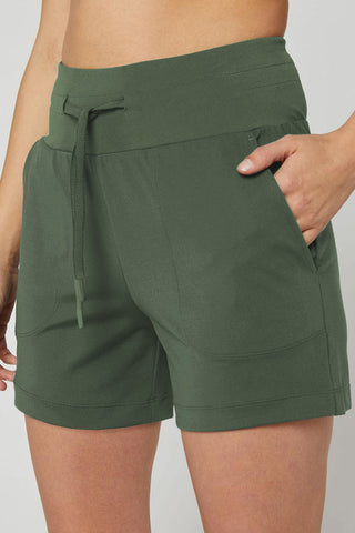 Shop Drawstring Swim Shorts with Pockets - High-Quality U.S. Made Women’s Fashion with Free Fast Shipping