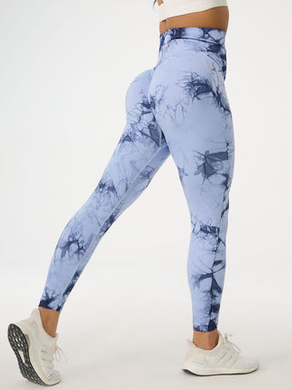 Shop Printed High Waist Active Pants - High-Quality U.S. Made Women’s Fashion with Free & Fast Shipping