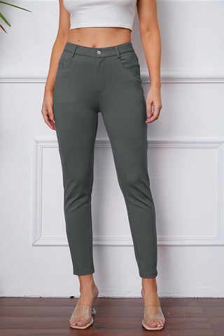 Shop Dark Gray StretchyStitch Pants by Basic Bae - High-Quality U.S. Made Women’s Fashion with Free & Fast Shipping