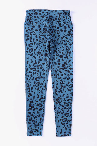 Shop Leopard Print Wide Waistband Leggings - High-Quality U.S. Made Women’s Fashion with Free & Fast Shipping