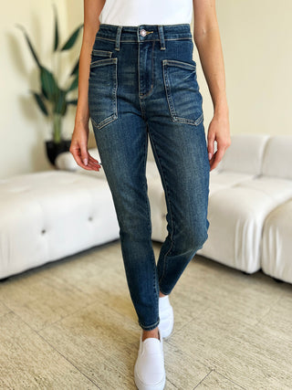 Shop Judy Blue Full Size High Waist Skinny Jeans - High-Quality U.S. Made Women’s Fashion with Free & Fast Shipping