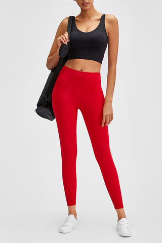 Shop Wide Seamless Band Waist Sports Leggings - High-Quality U.S. Made Women’s Fashion with Free & Fast Shipping