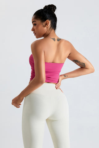 Shop Ribbed Active Bandeau Top - High-Quality U.S. Made Women’s Fashion with Free & Fast Shipping