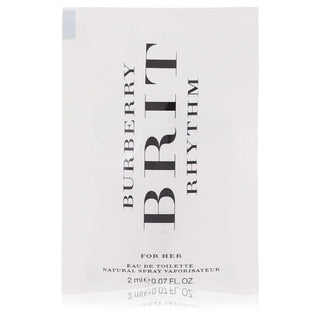 Shop Burberry Brit Rhythm Vial (sample) By Burberry - High-Quality U.S. Made Women’s Fashion with Free Fast Shipping