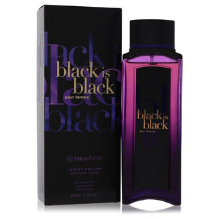 Shop Black Is Black Eau De Parfum Spray By Nu Parfums - High-Quality U.S. Made Women’s Fashion with Free & Fast Shipping