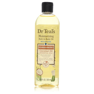 Shop Dr Teal's Moisturizing Bath & Body Oil Nourishing Coconut Oil with Essensial Oils, Jojoba Oil, Sweet Almond Oil and Cocoa Butter By Dr Teal's - High-Quality U.S. Made Women’s Fashion with Free & Fast Shipping