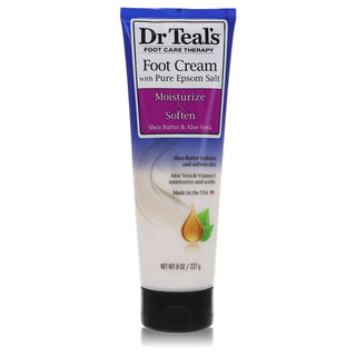 Shop Dr Teal's Pure Epsom Salt Foot Cream Pure Epsom Salt Foot Cream with Shea Butter & Aloe Vera & Vitamin E By Dr Teal's - High-Quality U.S. Made Women’s Fashion with Free & Fast Shipping