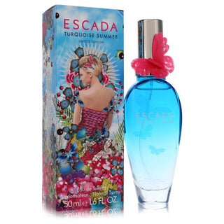 Shop Escada Turquoise Summer Eau De Toilette Spray By Escada - High-Quality U.S. Made Women’s Fashion with Free & Fast Shipping