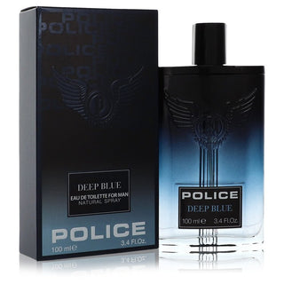 Shop Police Deep Blue Eau De Toilette Spray By Police Colognes - High-Quality U.S. Made Women’s Fashion with Free & Fast Shipping