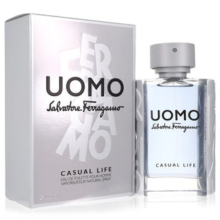 Shop Salvatore Ferragamo Uomo Casual Life Eau De Toilette Spray By Salvatore Ferragamo - High-Quality U.S. Made Women’s Fashion with Free & Fast Shipping