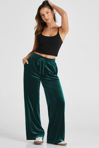 Shop Drawstring Wide Leg Active Pants - High-Quality U.S. Made Women’s Fashion with Free & Fast Shipping