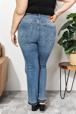 Shop Judy Blue Full Size High Waist Jeans with Pockets - High-Quality U.S. Made Women’s Fashion with Free & Fast Shipping