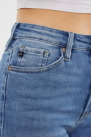 Shop Kancan Full Size Cat's Whiskers High Waist Jeans - High-Quality U.S. Made Women’s Fashion with Free & Fast Shipping