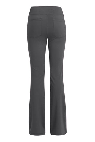 Shop Pocketed High Waist Active Pants - High-Quality U.S. Made Women’s Fashion with Free & Fast Shipping