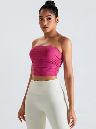 Shop Ribbed Active Bandeau Top - High-Quality U.S. Made Women’s Fashion with Free & Fast Shipping