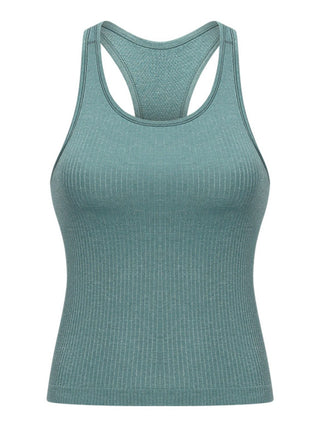 Shop Millennia Round Neck Racerback Active Tank - High-Quality U.S. Made Women’s Fashion with Free & Fast Shipping