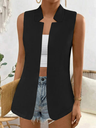 Shop Open Front Longline Vest - High-Quality U.S. Made Women’s Fashion with Free Fast Shipping