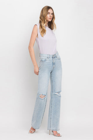 Shop Vervet by Flying Monkey 90'S Vintage Super High Rise Flare Jeans - High-Quality U.S. Made Women’s Fashion with Free & Fast Shipping