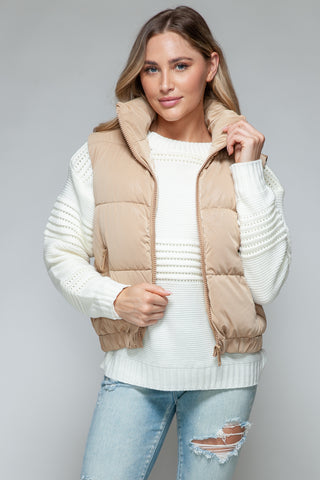 Shop Snobbish Fine Fur Lining Quilted Vest - High-Quality U.S. Made Women’s Fashion with Free Fast Shipping