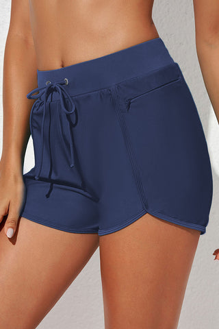 Shop Drawstring Waist Swim Shorts - High-Quality U.S. Made Women’s Fashion with Free Fast Shipping